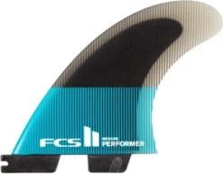 FCS II PERFORMER PC LARGE TEAL FINS (FPER-PC04-LG-QS-R)