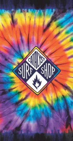 CATALYST TIE DYE TOWEL ( ) -Dakine Surfing Store Logo TD Towel Art 28465.1628016217