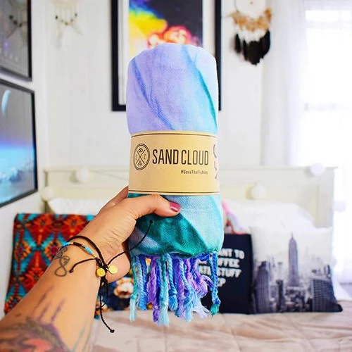 SAND CLOUD LUNA TOWEL (SCATOW002TYDRG) 2 SAND CLOUD LUNA TOWEL (SCATOW002TYDRG) - Image 2