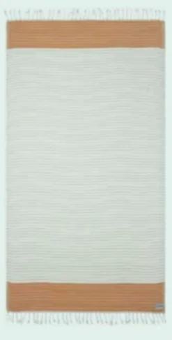 SAND CLOUD MICROSTRIPE DIAMOND DOBBY TOWEL (WSS22TOW009SUNRG)