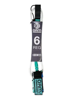 OAM Maud Le Car Signature Leash 6' White/Blue