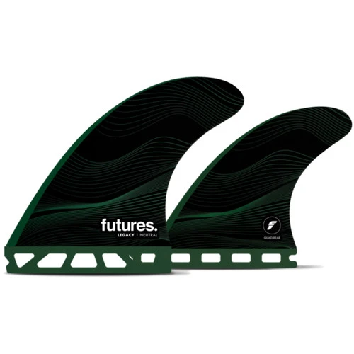 FUTURES F8 HC QUAD LARGE - GREEN FINS (1175-182-40) 1 FUTURES F8 HC QUAD LARGE - GREEN FINS (1175-182-40)