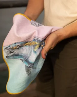 LEUS AMADEO BACHAR YELLOWTAIL FISHING ECO TOWEL -Dakine Surfing Store leus fishingtowel abachar yellowtail4 39910.1673632287