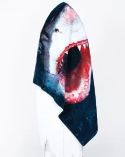LEUS GREAT WHITE TOWEL (EX) -Dakine Surfing Store leus surftowel greatwhite surfboard 82769.1700415158